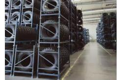 China Customized Logistic Warehouse Storage Heavy Duty Stacking Metal Frame Shelves supplier