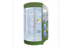 China Automatic Subway Use Fresh Flower Vending Machine With Refrigerator And Humidifier supplier