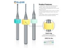 China Advanced  Coating PCB Milling Cutter For Composite Materials supplier