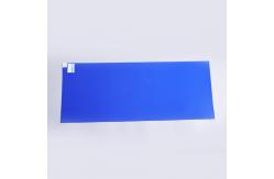 China 24 36 Cleanroom Sticky Mat Blue 30 Layer Disposable Tacky For Lab supplier