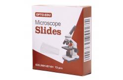 China Borosilicate Glass Microscope Slides OPTO-EDU Edges Thin Sail Positive Charge supplier