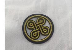 China Customized Exquisite Logo Design Full Embroidered On Fabric Patches For Clothing supplier