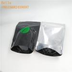 Holographic Plastic Tea Bags Packaging Coffee Eco Food Bag With One Side Clear for sale