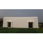 LED Light Inflatable Advertising Balloons Inflatable Air Cube Tent For Rental