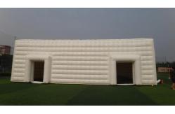 China LED Light Inflatable Advertising Balloons Inflatable Air Cube Tent For Rental supplier