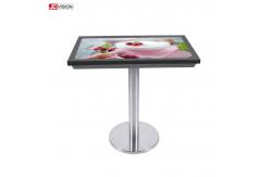 China Interactive Capacitive 4k Touch Screen Smart Table , Indoor Waterproof Coffee Table supplier
