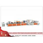 Micro - computer Controlled Stepping Motor Non Woven Bag Making Machine With Fully Automatic Sealing Hand Loop And Side for sale