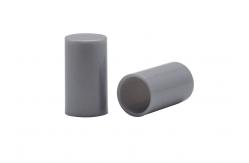 China Grey ABS Plastic Perfume Bottle Cap Cylinder Fea15 Lids Push Pull supplier