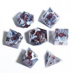 Lightweight Polyhedron Resin RPG Dice Multipurpose Hand Pouring for sale