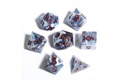China Lightweight Polyhedron Resin RPG Dice Multipurpose Hand Pouring supplier