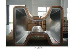 China CCM Straight Or Curved  Outer Contour Parallel H beam Copper Mould Tube supplier