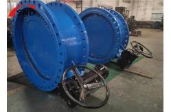 China DN2000 Large Diameter Flange Butterfly Valve - Ductile Iron Material for Industrial Use supplier