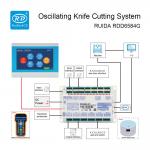 Ruida Single Track Oscillating Knife Cutting Controller RDD6584G 8 Axes