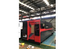 China Whole Cover CNC Exchange Table Laser Cutting Machine 3KW 6KW 12KW supplier