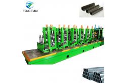China Galvanized Steel Tube Making Machine with Cold Saw Cutting supplier