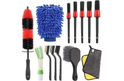 China 13pcs Car Cleaning Brush Kit With Polypropylene Detailing Brush supplier