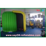 Photo Booth Decorations Green Yellow Photot Booth Case Inflatbale For Event Decoration for sale