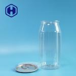 211# 720ml Airtight PET Plastic Can Spice Packaging With Easy Open End PE Cap for sale