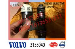 China EC290 EC360B Excavator Parts Diesel Fuel Injector 3155040 supplier