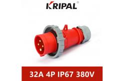 China Dampproof 3h IP67 32A 4 Pin Plug Socket For Refrigerated Container supplier