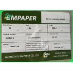 Biodegradable 28gram White Straw Wrapping Paper 26mm / 35mm * 5000m Rolls