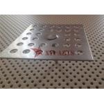 40x40mm Perforated Base Insulation Pins With Locking Washers For HVAC System