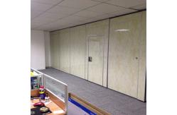 China Soundproofing Foldable Wall Sliding Folding Door Partition Panel With Access Door supplier
