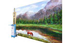 China Multifunction 3d Vertical Wall Printing Machine Build In 7inch LCD Touch Screen supplier