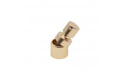 China Crimp Fine Mist Perfume Sprayer Pump With Collar Gold Silver Fea15 supplier