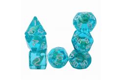 China conch resin board game dice set dnd dice supplier