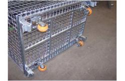 China Heavyweight Loads Wire Folding Bulk Containers For Warehouse Storage And Handling supplier