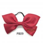 China Red satin packing bow with elastic band for sale
