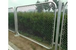 China Electric Galvanized Iron Chain Link Fencing Metal Mesh Fence 8ft High supplier