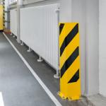 Right Angle Pallet Rack Guards 800mm Racking Upright Protectors