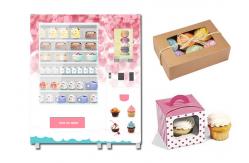 China Small Automated Cupcake Snack Vending Machine With Elevator Lift Touch Screen supplier