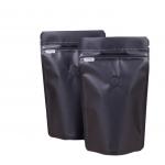 Zipper Lock Self Supporting BOPP Coffee Pouch Packaging With Valve for sale
