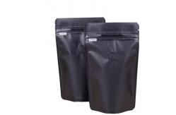 China Zipper Lock Self Supporting BOPP Coffee Pouch Packaging With Valve supplier