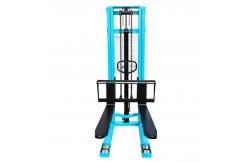 China Electric Walkie Manual Pallet Stacker Load 1 ton 1.6meter Hight supplier