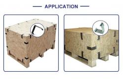 China Carbon Steel Stamping Punching Powered Zinc Plated Sheet Clamps Crate Clips supplier
