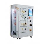 Rose Fresh Flower Self Service Vending Machine With Remote Control Transparent Window Showing Cooling System for sale