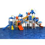 OEM Outdoor Playground Equipment 3 In 1 Plastic Playhouse With Slide