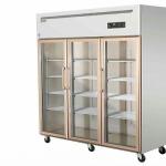 3 Doors Upright Stainless Steel Freezers For Restaurant Kitchen for sale