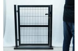China Hot-Dipped Galvanized One Leaf Single Gate Metal Fences 0.9m Width supplier