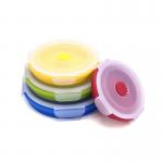 BPA Free Silicone Foldable Lunch Box 4Pcs For Camping