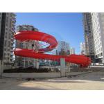 Customized Big Curve Water Slide Complex Spiral Pool Slide For Adults Kids