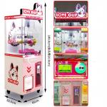 Lucky Doll Arcade Grabber Machine For Kids Claw Clamps Prize Redemption for sale