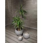 Round Fiber Cement Pot For Camping Burners And Warmer Charcoal Oven Barbecue