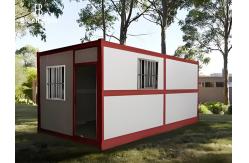 China Light Steel Prefab Flat Pack Container House Folding for Camping supplier