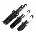 Aluminum Overhead Anchor Drop Cable Clamp wire Wedge Clamp Fiber Optical Line