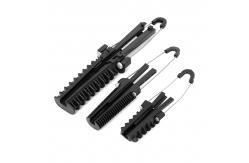 China Aluminum Overhead Anchor Drop Cable Clamp wire Wedge Clamp Fiber Optical Line supplier